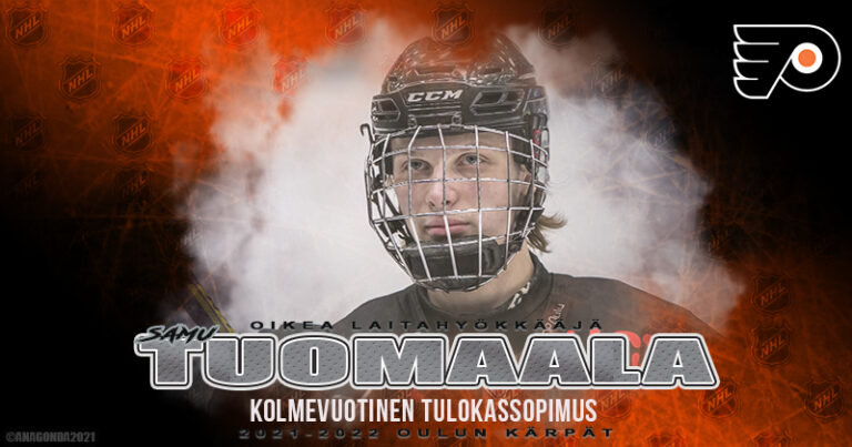 NHL_PHI_SamuTuomaala-3yearsrookie