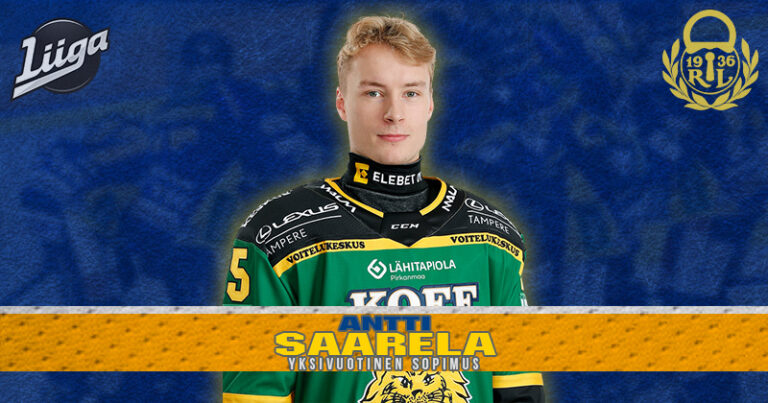 Liiga_Lukko_Antti Saarela-1vuosi
