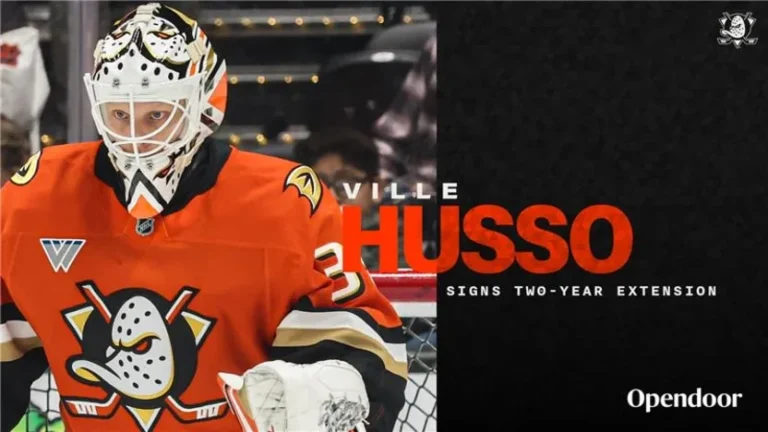 AnaheimDucks-VilleHusso-deal