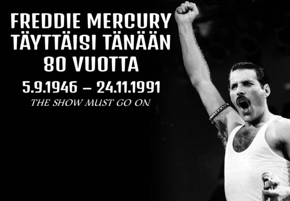 Freddie Mercury – 80-vuotismerkkipäivä 5.9.2026