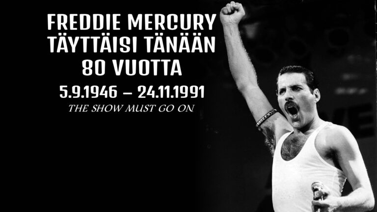 Freddie Mercury – 80-vuotismerkkipäivä 5.9.2026